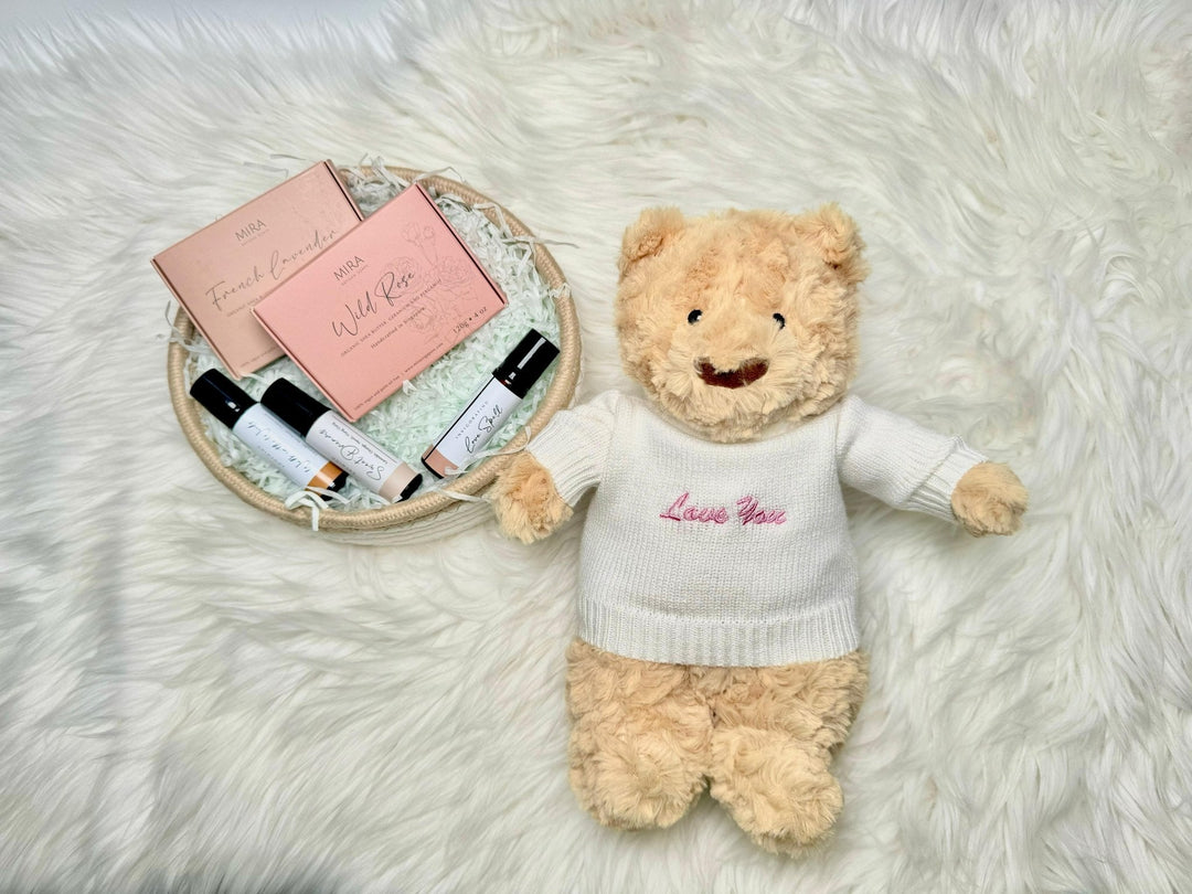 Personalised Valentine's Day gifts for her, him, and babies, including custom teddy bears, bespoke keepsakes, and thoughtful presents