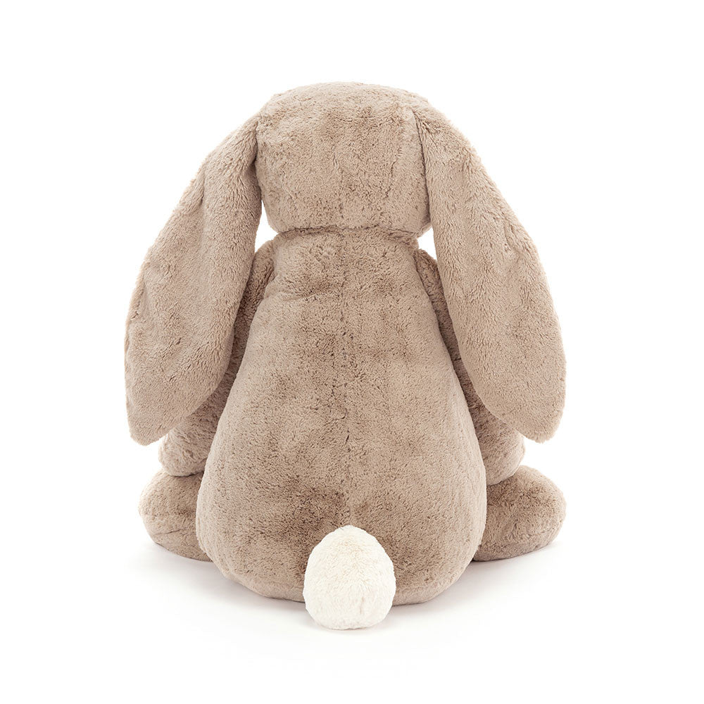 Jellycat Giant Beige Bunny Back View
