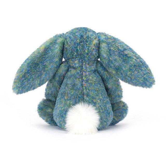 Jellycat Medium Bashful Luxe Azure Bunny Back View