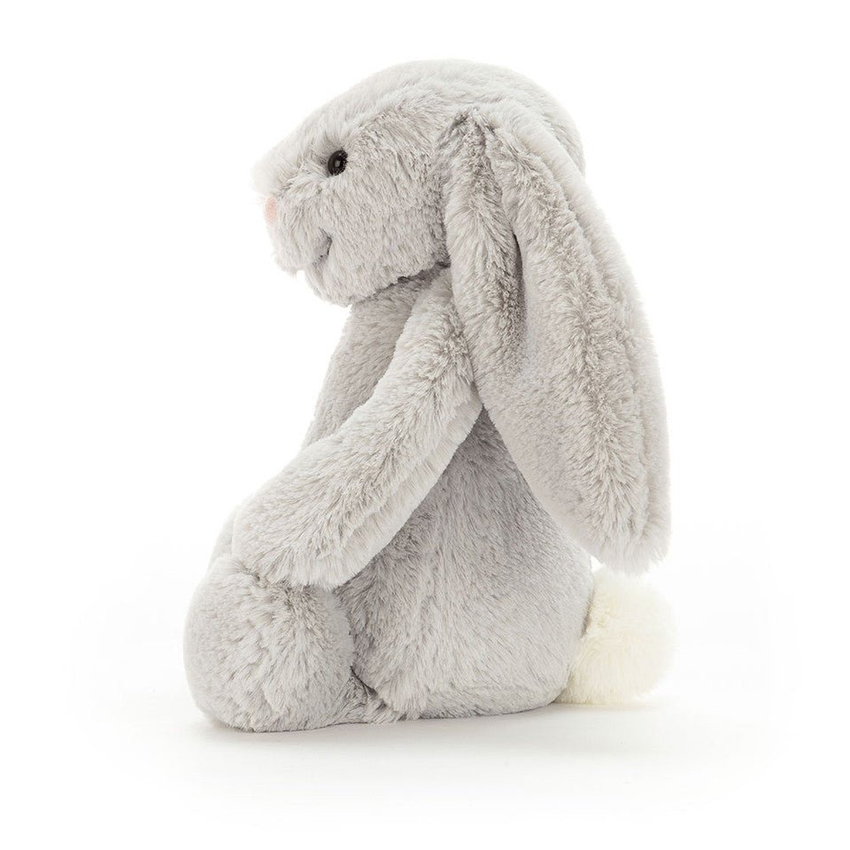 Jellycat Bashful Silver Bunny Side View