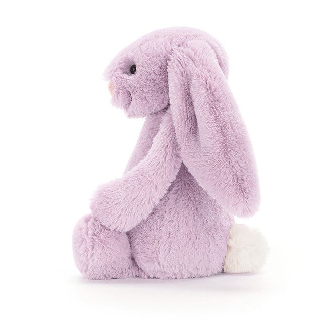 Jellycat Medium Bashful Lilac Bunny Side View
