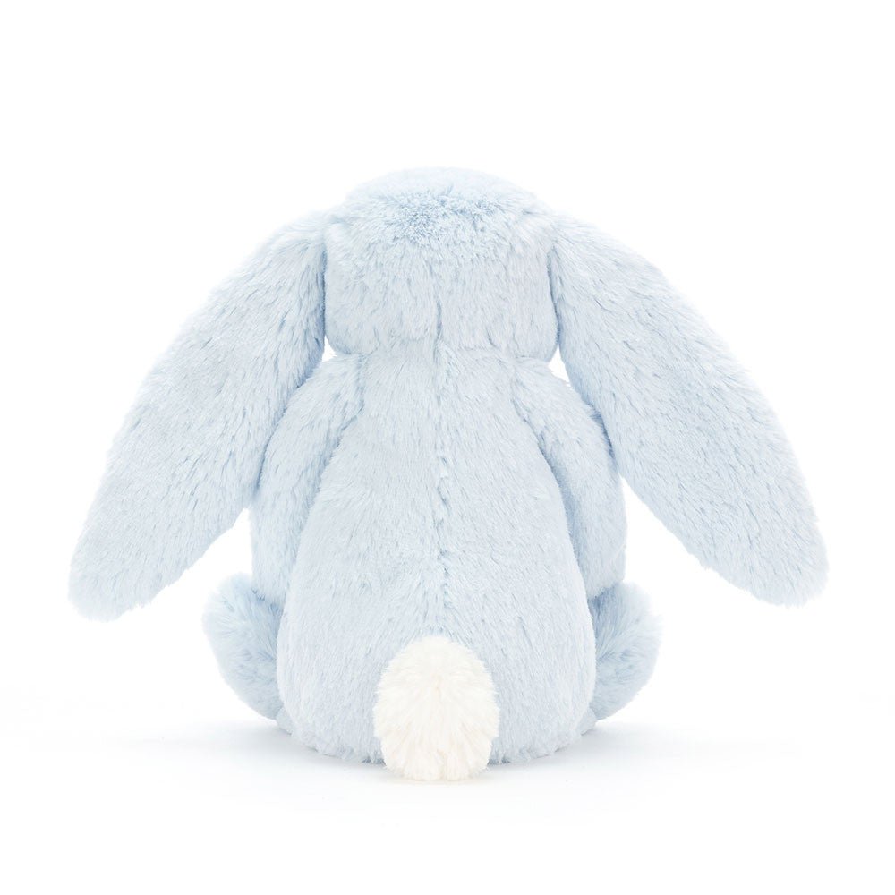 Jellycat Medium Bashful Blue Bunny Back View