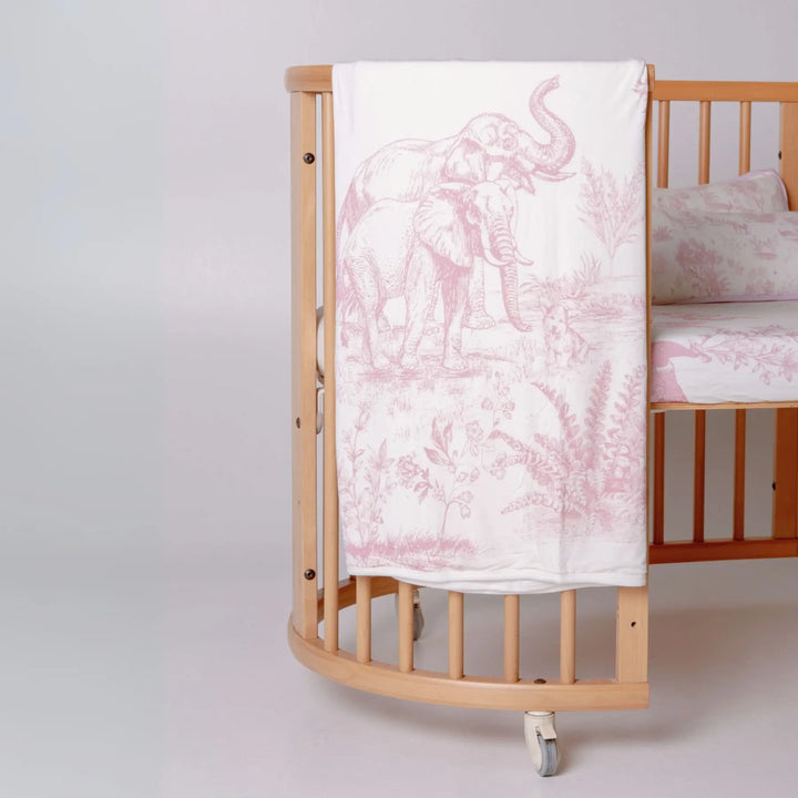 House of Holly Toile de Jouy Baby Blanket, Luxury Meets Imagination