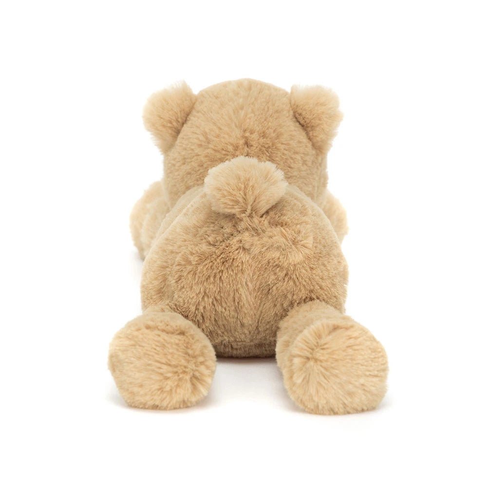 Back view of Jellycat Tiny Smudge Bear cuddly stuffed animal