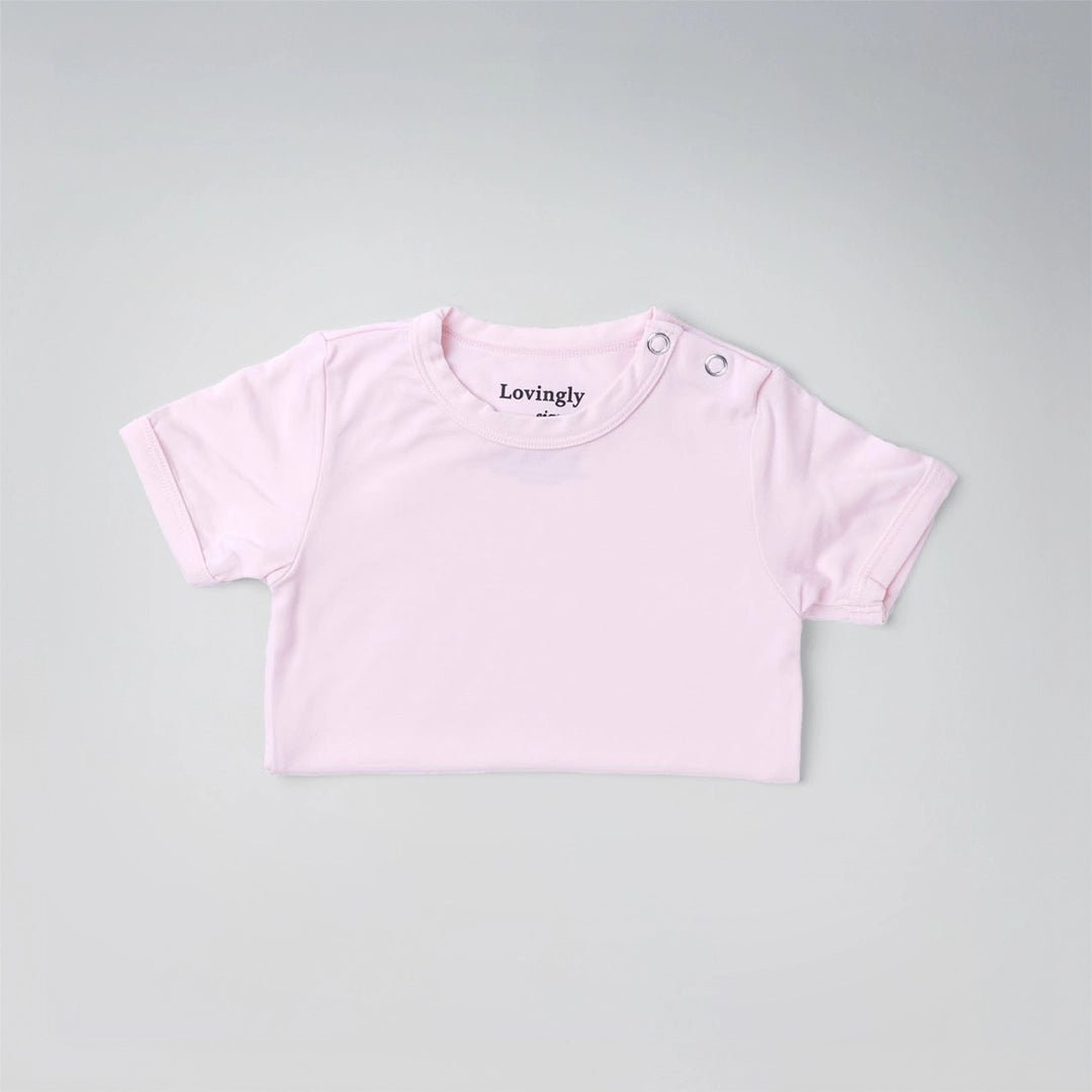 Bamboo Babygrow in Pink
