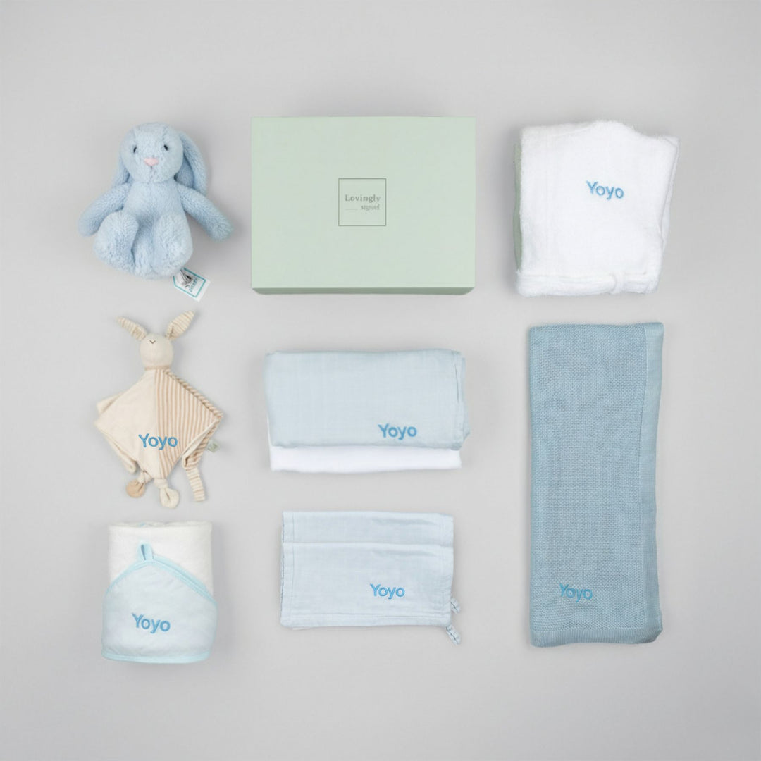 Bamboo Bliss Gift Set in Blue