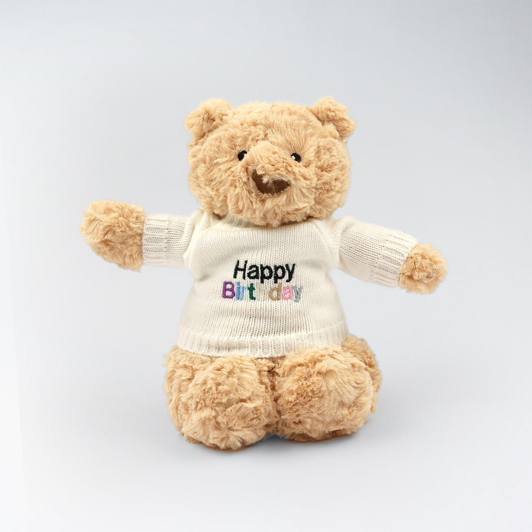 Hugsy Bear in Happy Birthday  Shirt