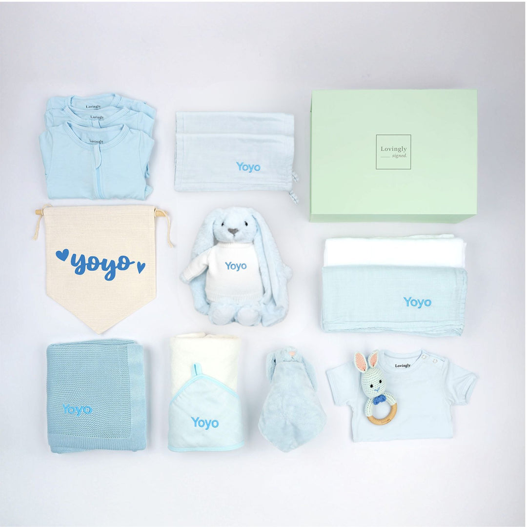 Hospital to Home Baby Gift Set in Blue