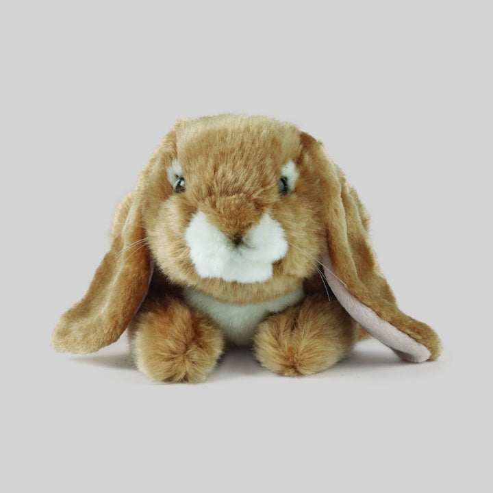 Living Nature Brown Lop Eared Rabbit Plush Stuffed Animal Toy