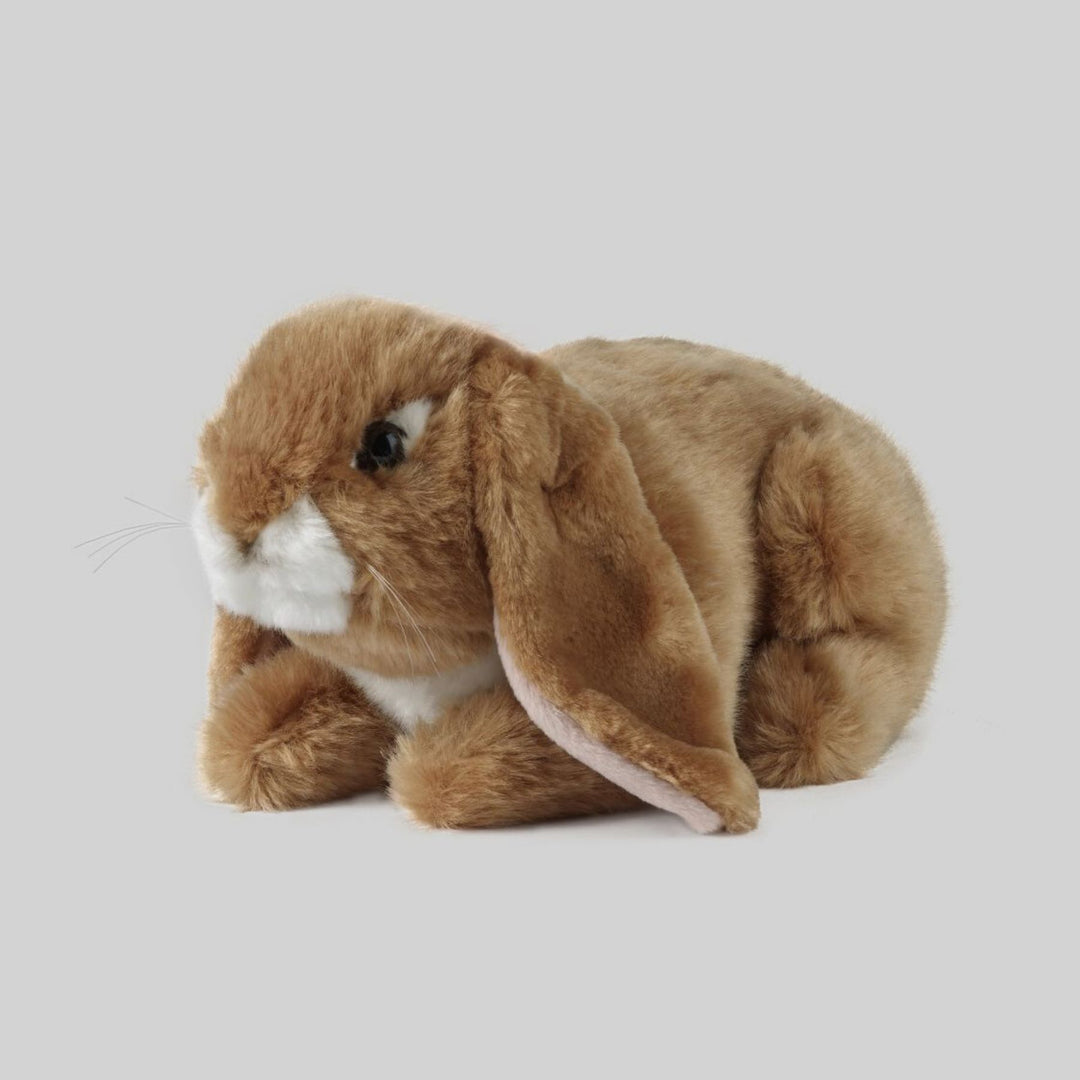 Living Nature Brown Lop Eared Rabbit Plush Stuffed Animal Toy