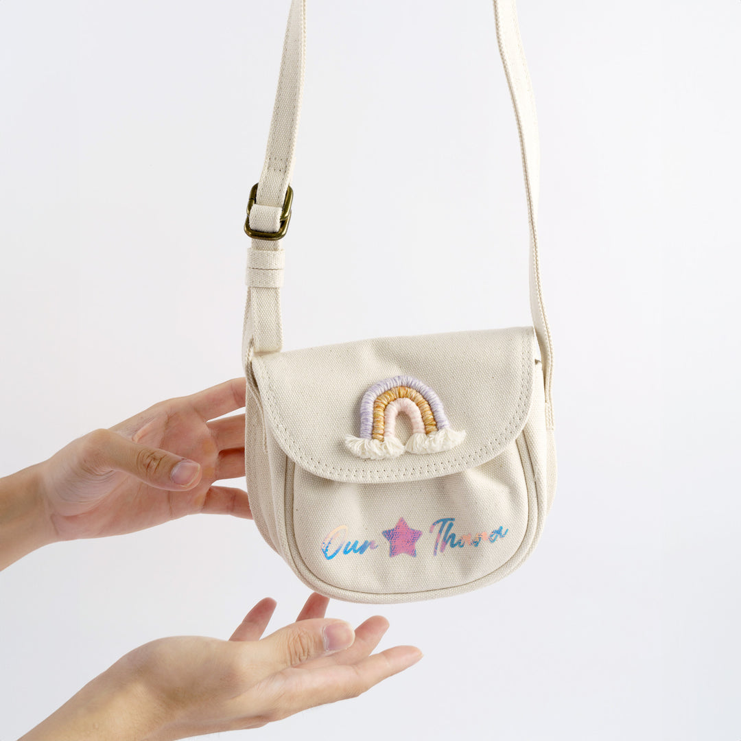 Personalised Rainbow Crossbody Bag