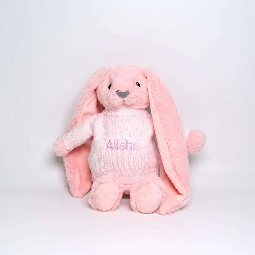 Personalised Twinkle Bunny in Pink