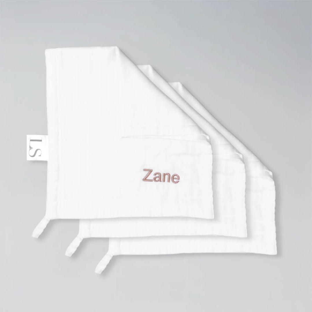 White Wash cloth, set of 3