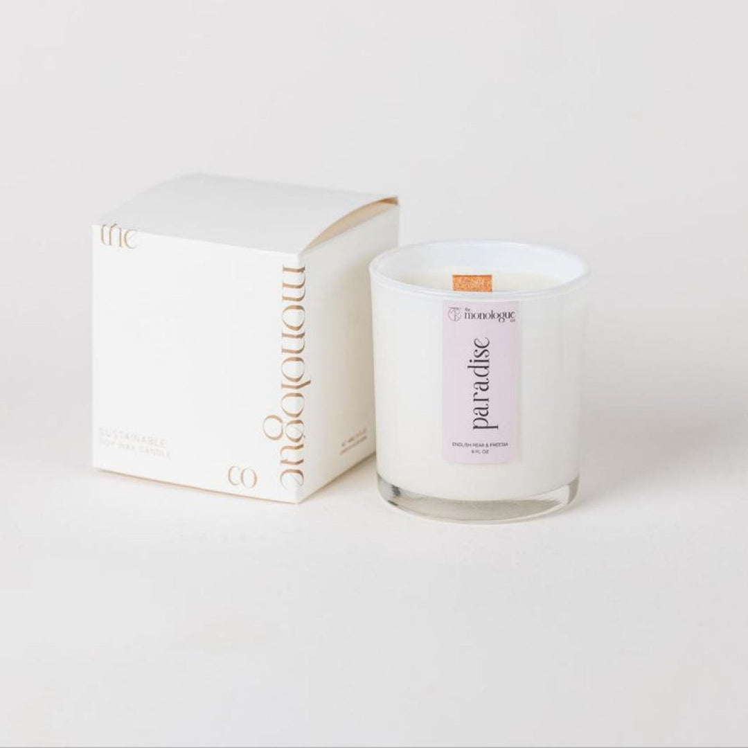 MONOLOGUE CO NATURAL SOY WAX "PARADISE" CANDLE