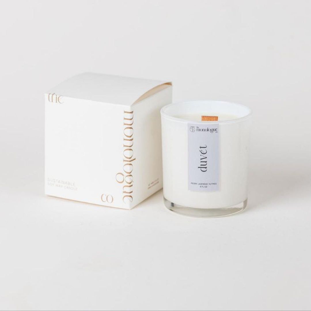 MONOLOGUE CO NATURAL SOY WAX "DUVÉT" CANDLE