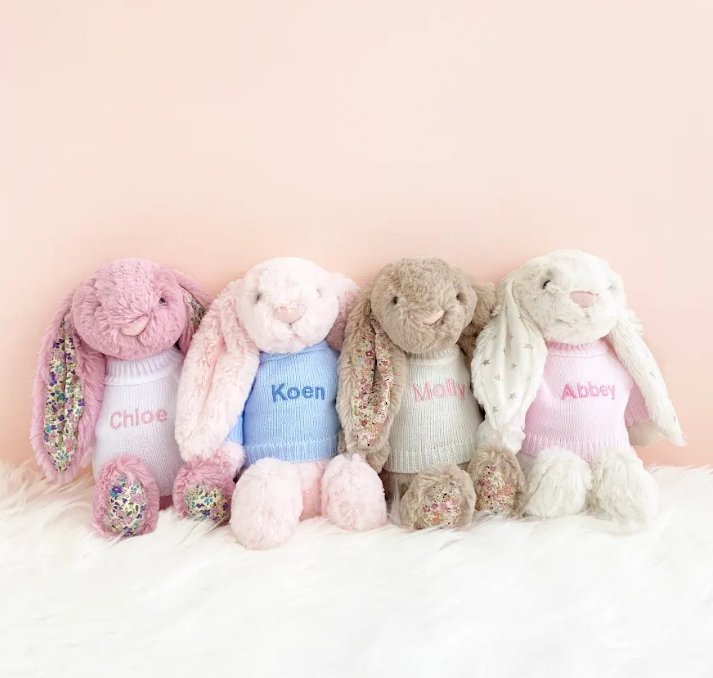 Find Your Perfect Cuddle Companion: A Guide to Lovingly Signed's Personalised Jellycat Bunnies