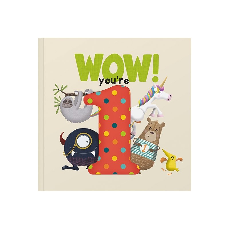 Wow! You're 1 Birthday Book/Message - LOVINGLY SIGNED (SG)