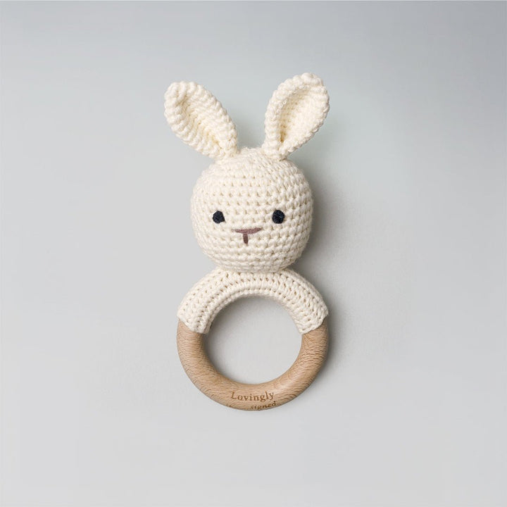 Bunny Rattle Teether (Multiple Colour Options)