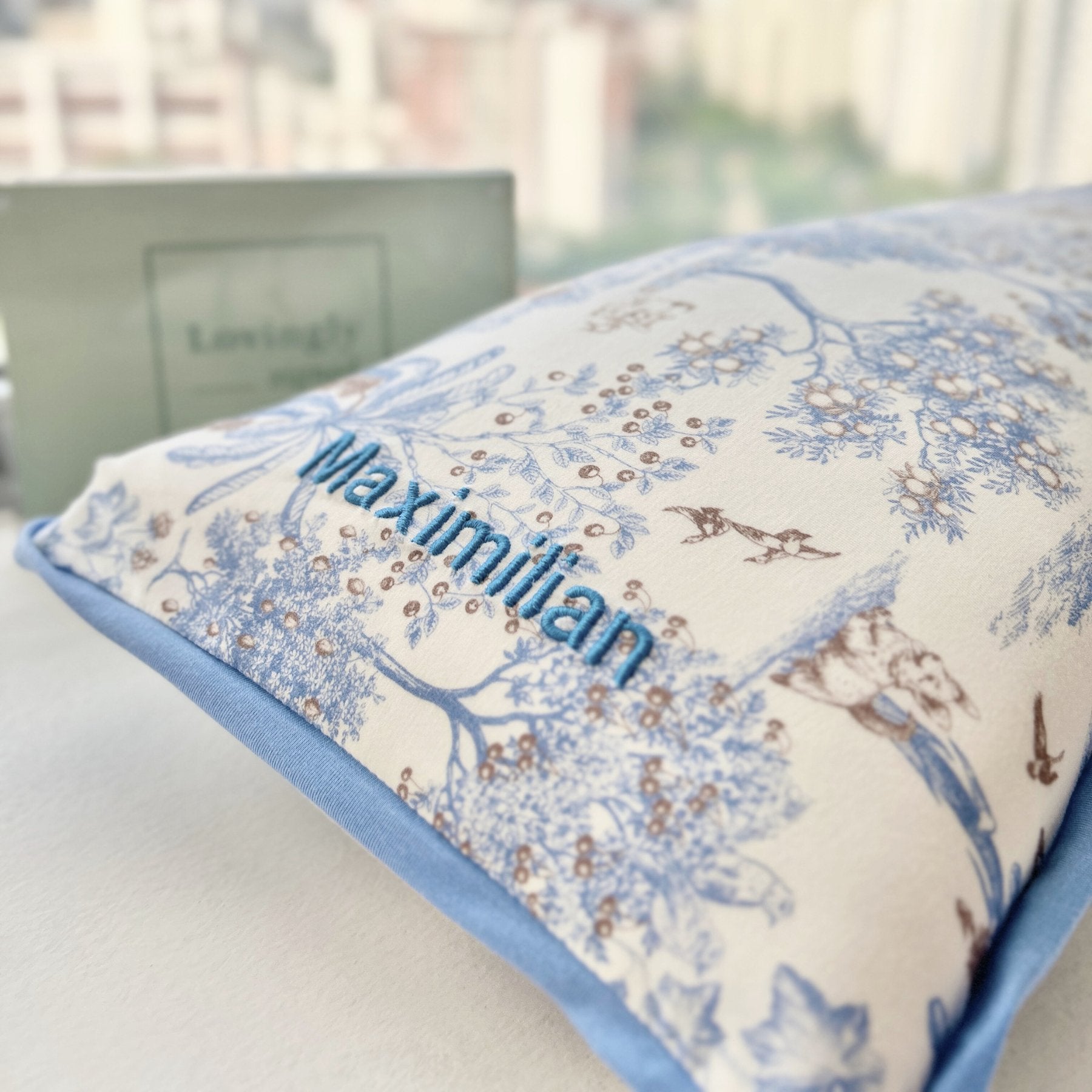  Luxe Cloud Pillow - Fruit Toile (Multiple Colour Options) 