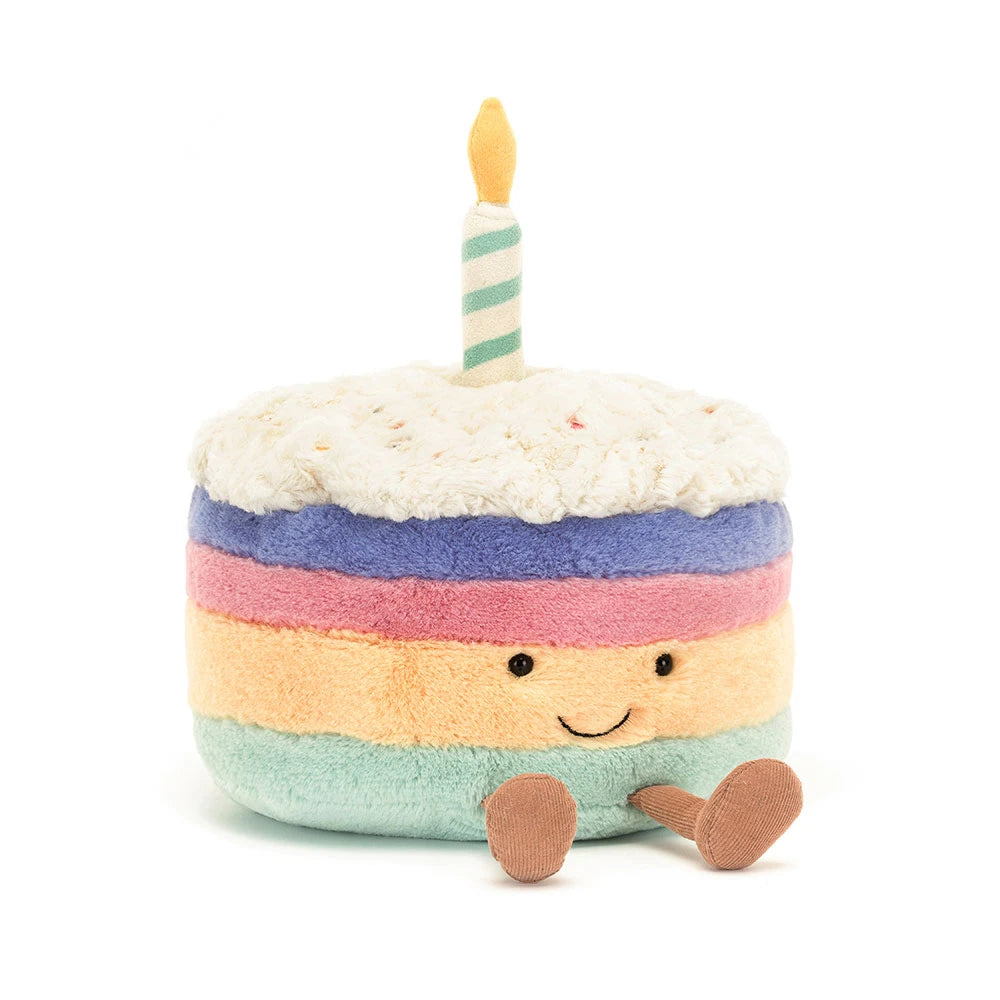Jellycat Amuseables Rainbow Birthday Cake | Jellycat Cake