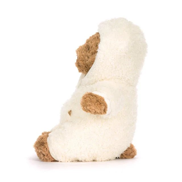 Adorable Jellycat Bartholomew Bear All-in-One teddy for gifting and nursery décor