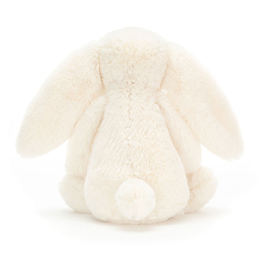 Jellycat Medium Bashful Cream Bunny Back View