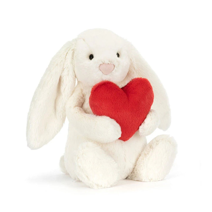 Valentine’s gift for her: Jellycat Bashful Red Love Heart Bunny 