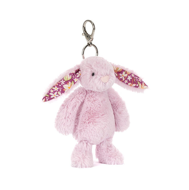 Jellycat Thistlepop Blossom Bunny Bag Charm plush accessory available in Singapore for collectors and gifting