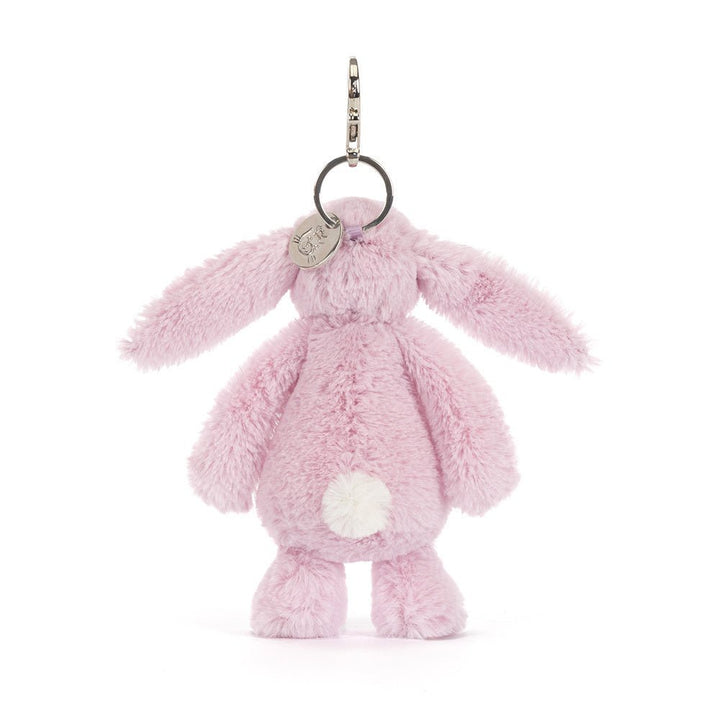 Jellycat Thistlepop Blossom Bunny Bag Charm soft plush keychain accessory from Jellycat Singapore