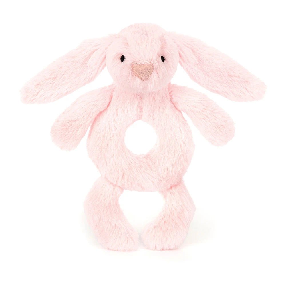Jellycat Bashful Bunny Ring Rattle - Pink