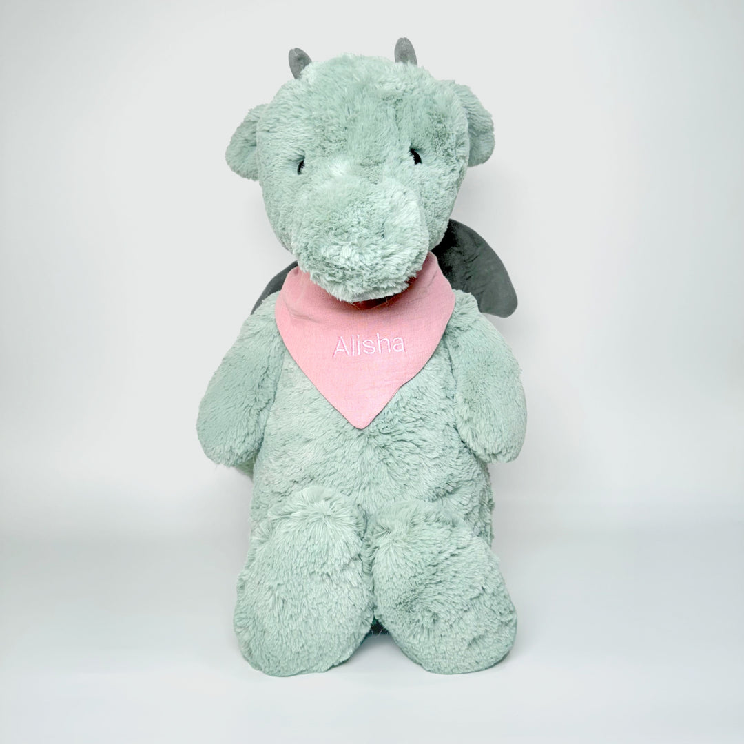 Jellycat Really Big Bashful pink Dragon
