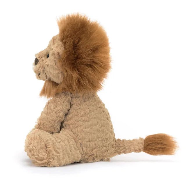 Soft Jellycat Fuddlewuddle Lion plush toy perfect for gifting children