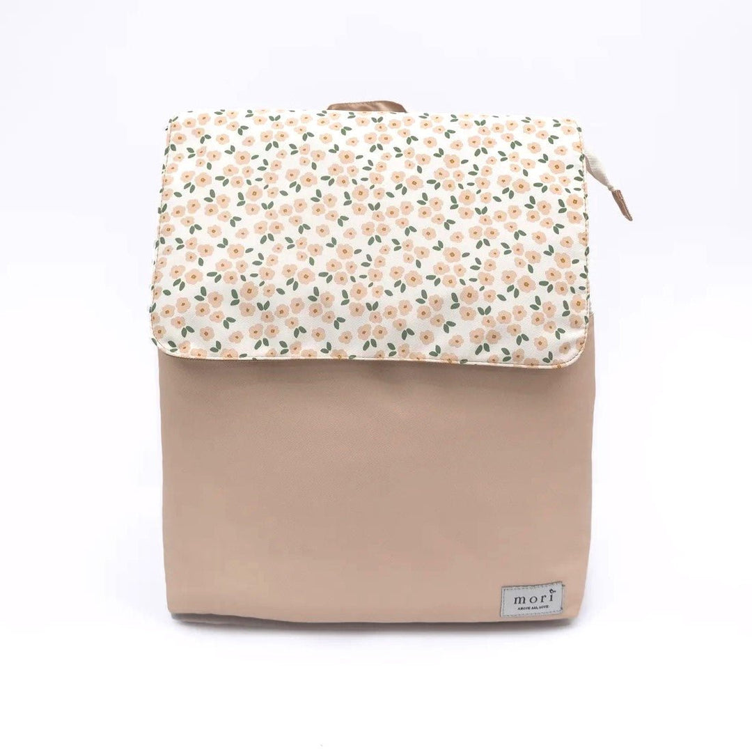 Personalised Mini Florals Beige Insulation Bag
