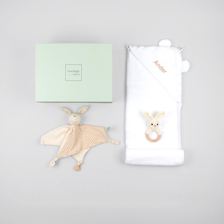 baby Hoppin bunny gifts set 