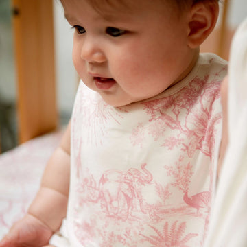 Reversible Bamboo Drool Bib Soft & Absorbent Savanna | House of Holly (Multiple Colour Options)