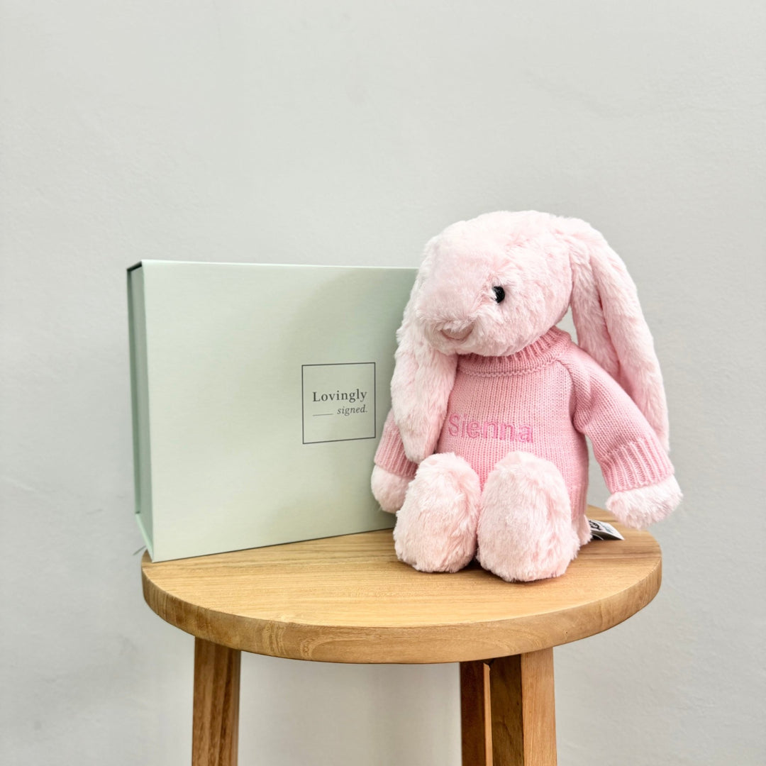 Personalised Jellycat Bunny - Pink
