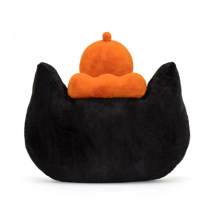 Back view of Jellycat Jack Head Giant cuddly oversized cushion toy