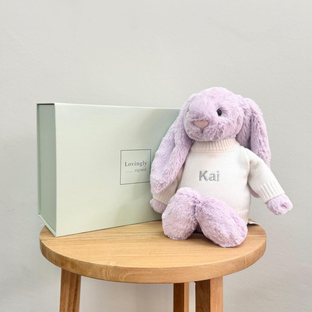 Personalised Jellycat Bunny - Lilac