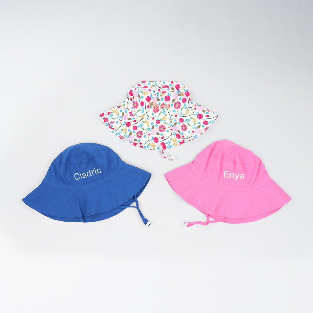 Personalised sun hat for children