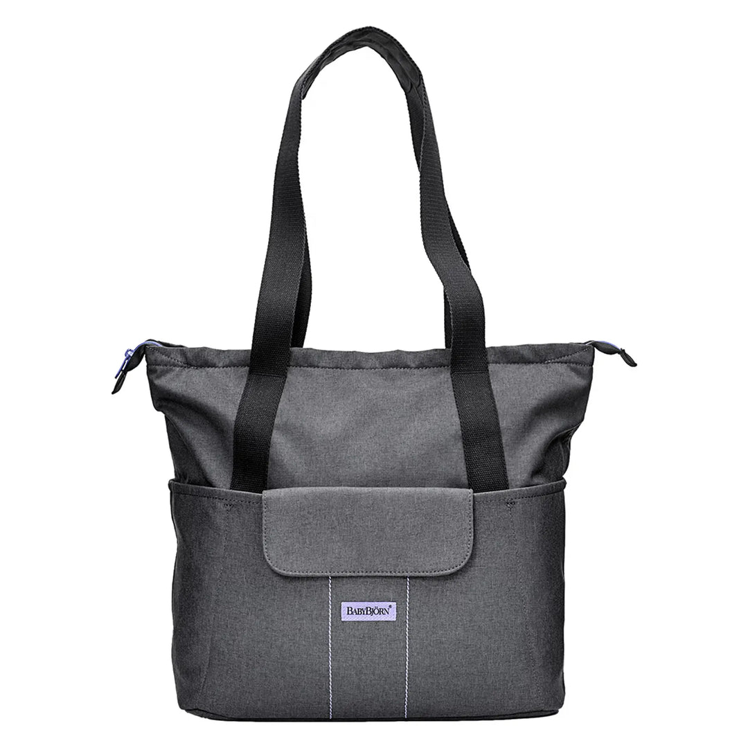 Stylish BabyBjörn SoFo diaper bag for parents.