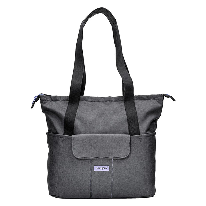 Stylish BabyBjörn SoFo diaper bag for parents.