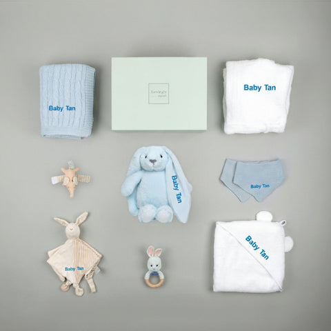Personalised Baby Shower Gift Set - Blue