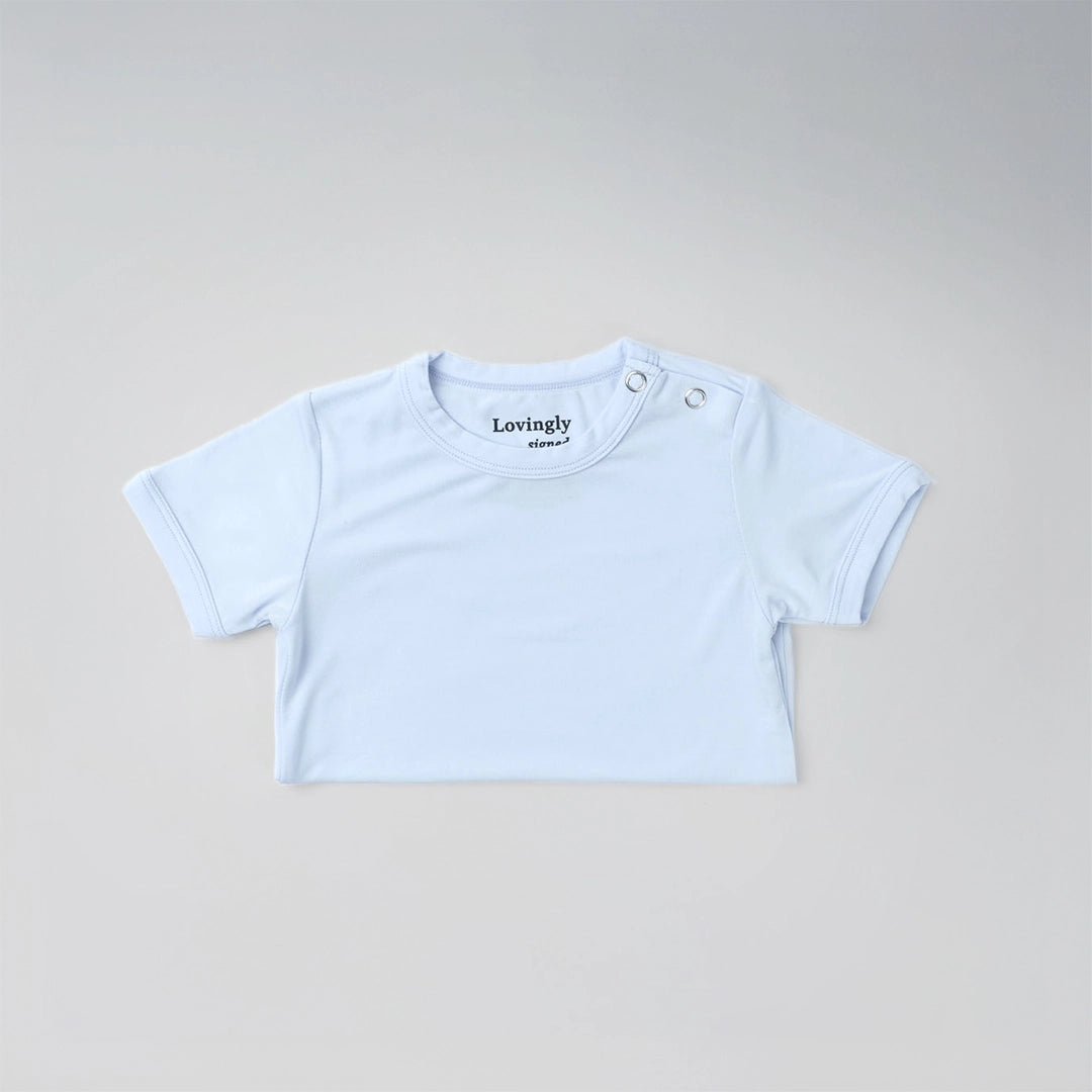 Bamboo Babygrow in Blue