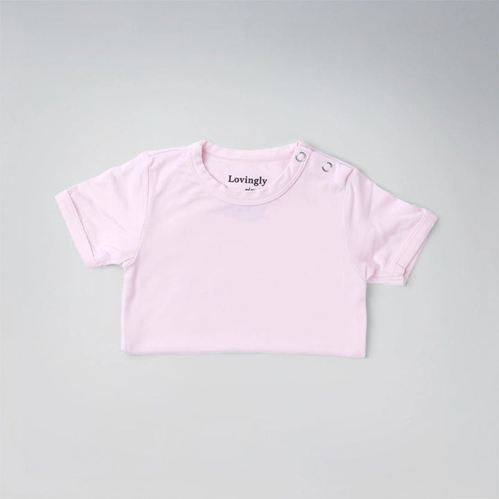 Bamboo Babygrow in Pink