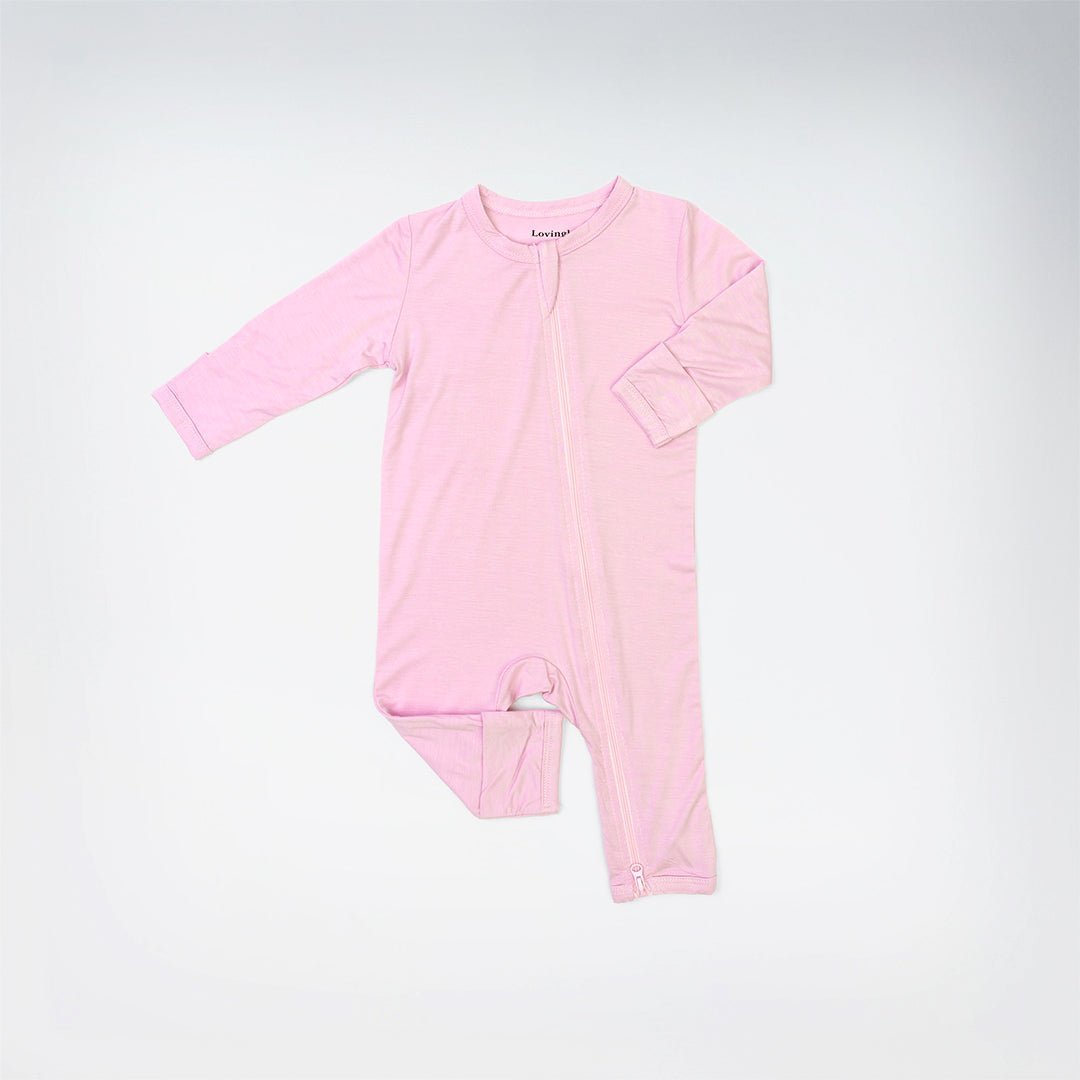 Pink Bamboo Long Sleeve Bodysuit