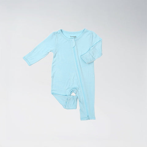 Bamboo Long Sleeve Bodysuit - Blue