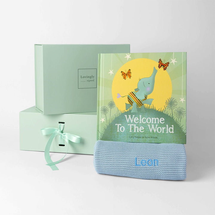 Bedtime Stories Gift Set in Blue 