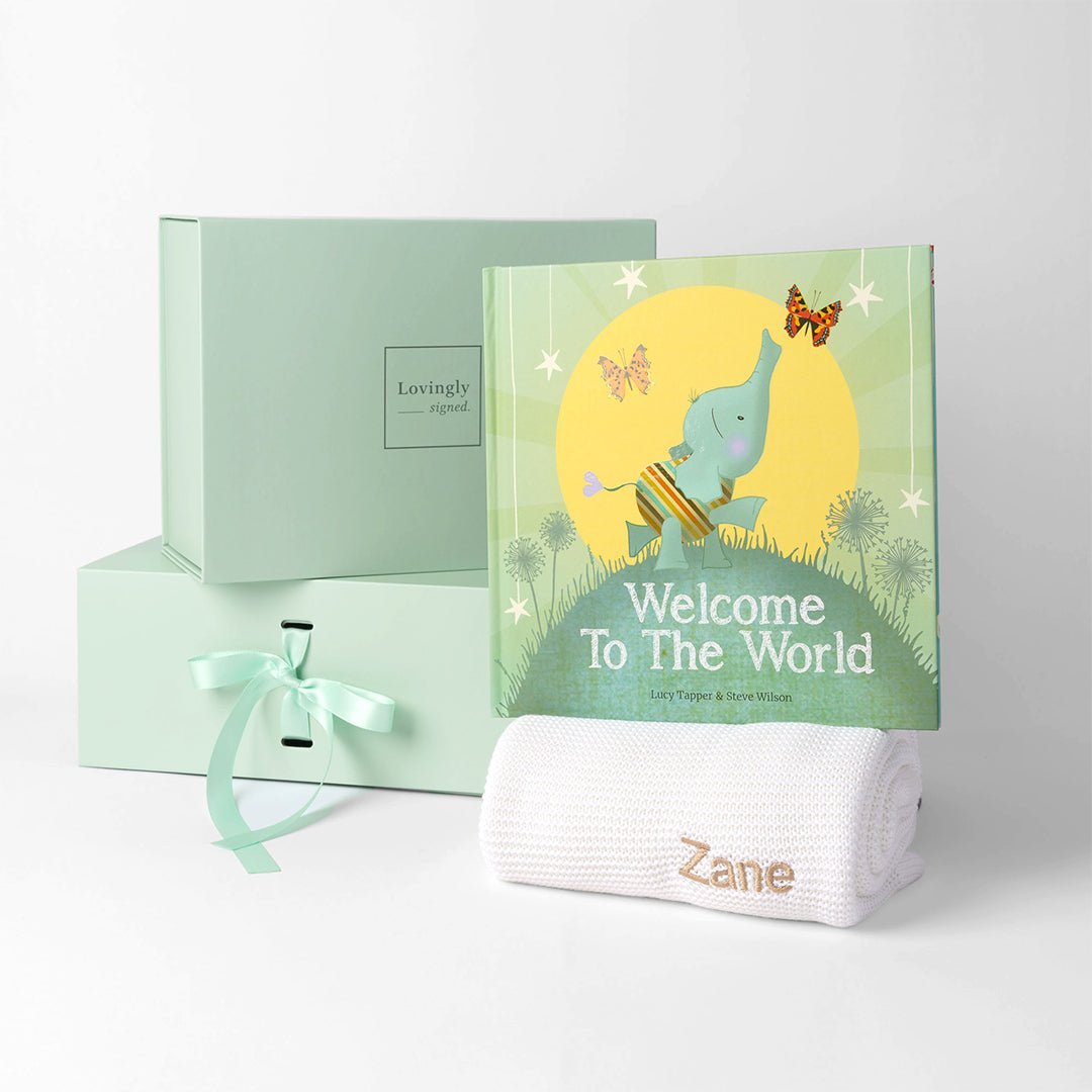 Bedtime Stories Gift Set in white