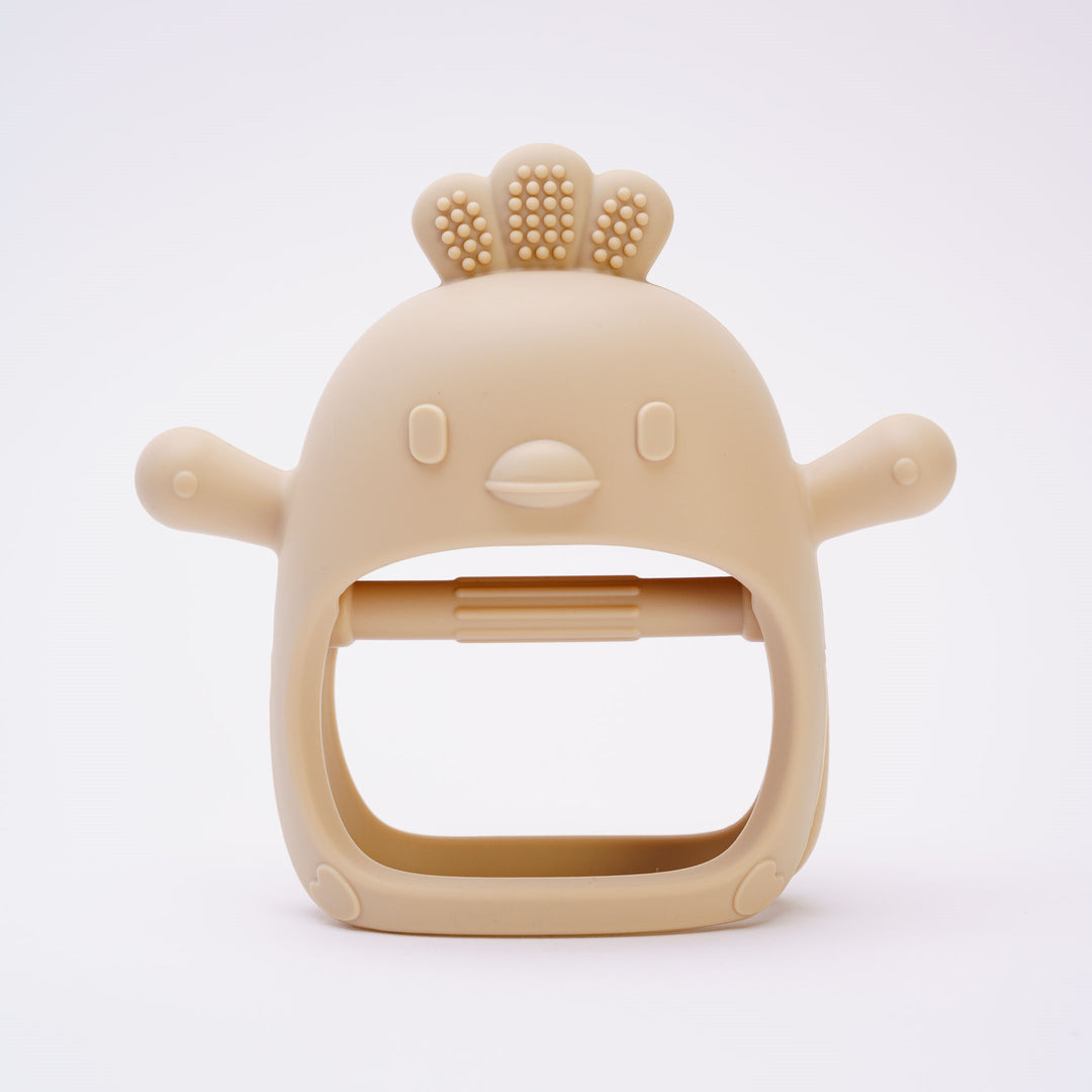 Beige Chick Silicone Teether