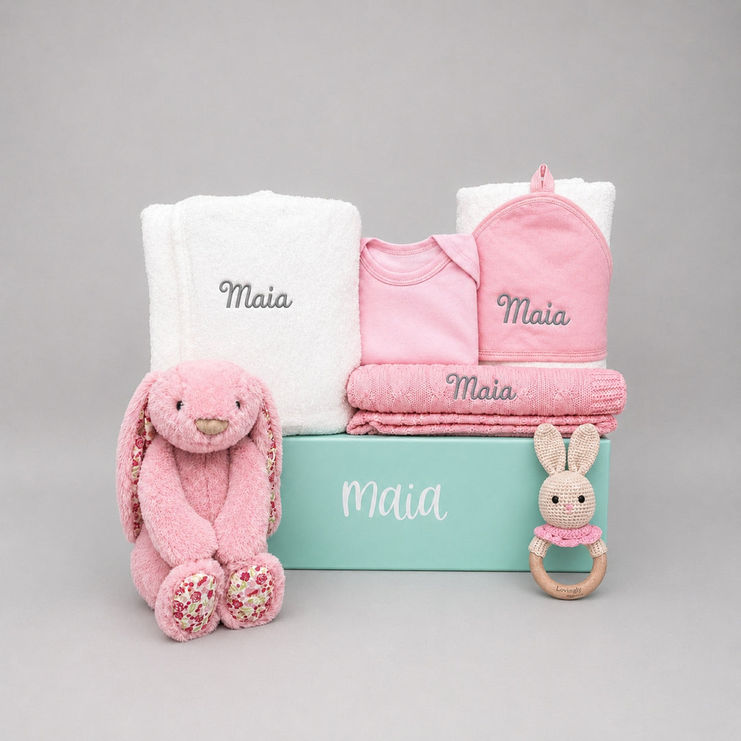 Luxury Baby Hampers & Gift Sets: Blissful Baby Hamper - Pink
